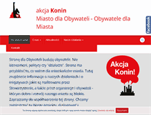 Tablet Screenshot of akcjakonin.pl